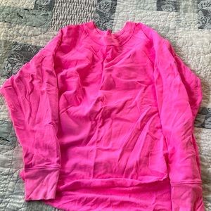 Bright pink Gap sweater